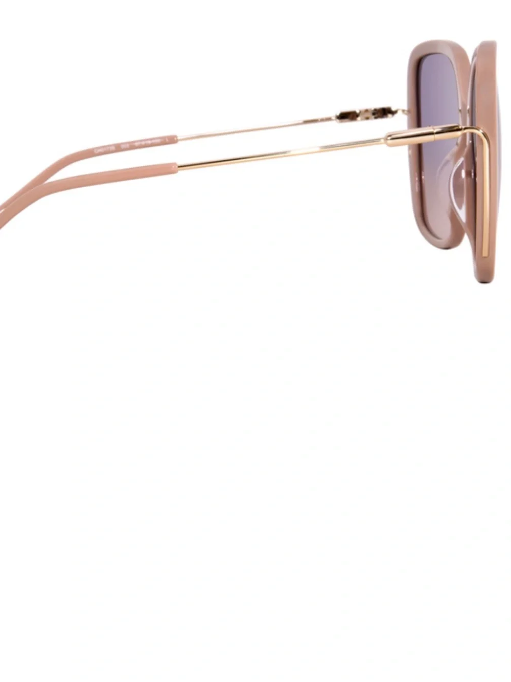 Chloe CH0173S 003 Sunglasses Women's Nude/Gold Square Shape 57mm